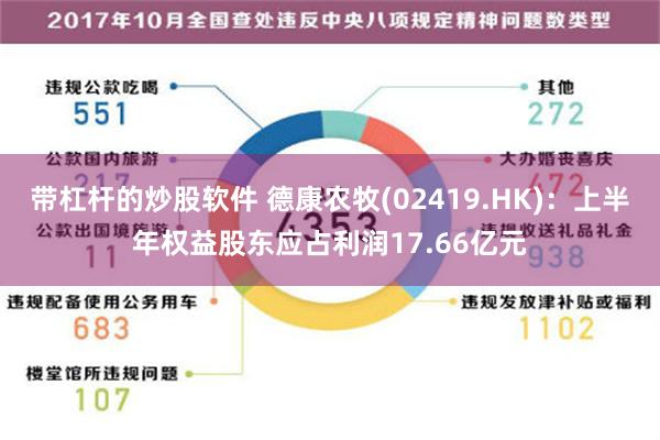 带杠杆的炒股软件 德康农牧(02419.HK)：上半年权益股东应占利润17.66亿元