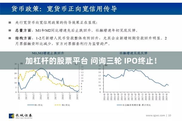 加杠杆的股票平台 问询三轮 IPO终止！