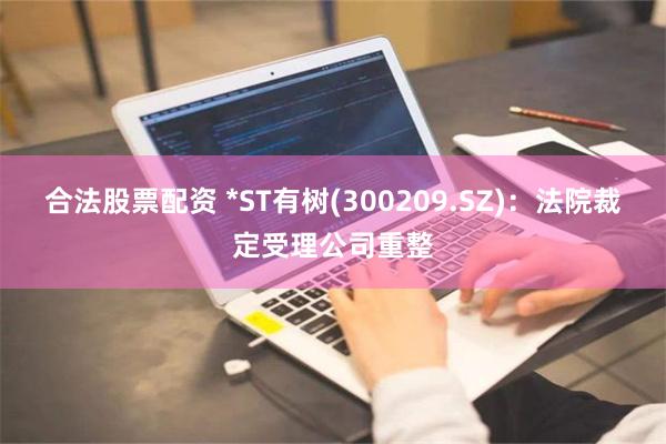 合法股票配资 *ST有树(300209.SZ)：法院裁定受理公司重整