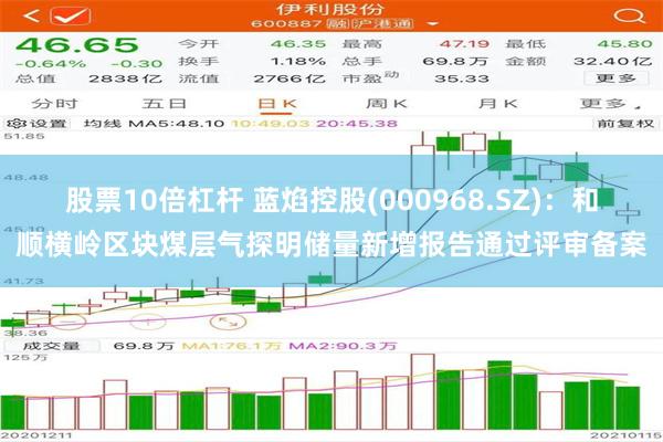 股票10倍杠杆 蓝焰控股(000968.SZ)：和顺横岭区块煤层气探明储量新增报告通过评审备案